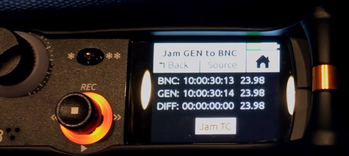 Sound Devices MixPre-10T Timecode jam clock difference